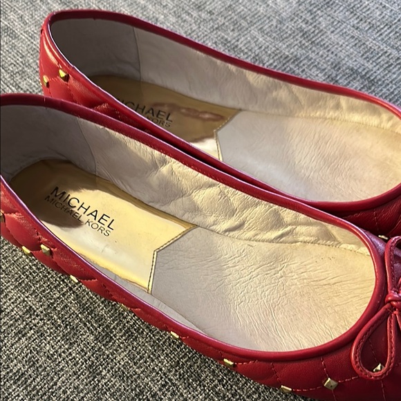 Michael Kors Red Women's Flats - Picture 1 of 4
